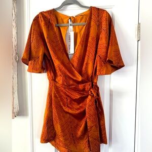 Vixen Playsuit Mustard, Saints+Secrets Romper